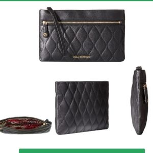 NWOT Vera Bradley Leather Quilted Wristlet